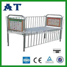 Stainless steel baby bed hospital